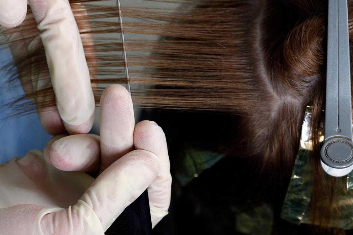 Foil highlights - Weaving Hair