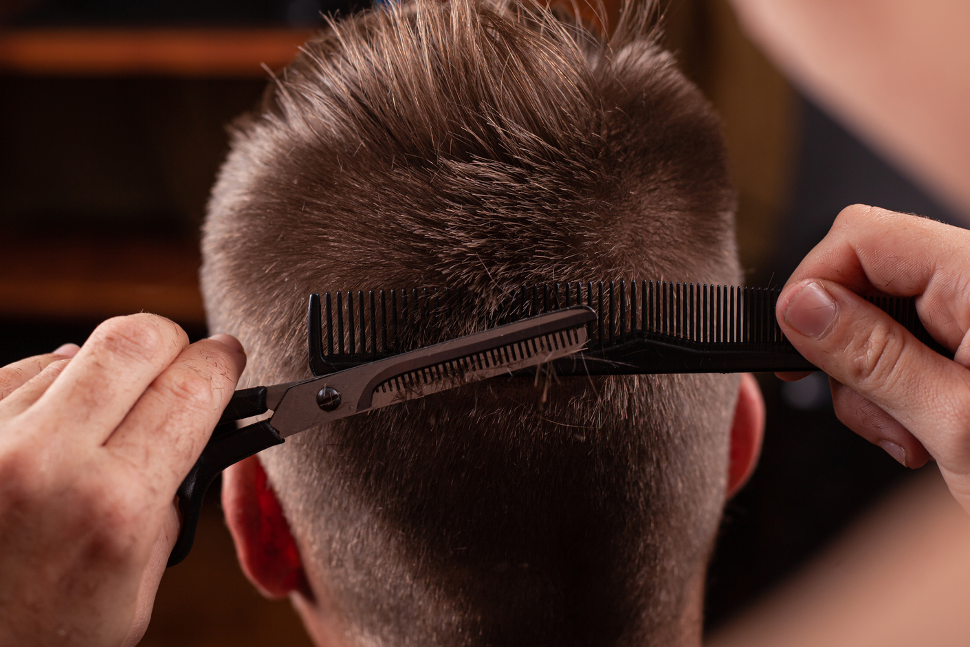 Person Hair Cutting Client